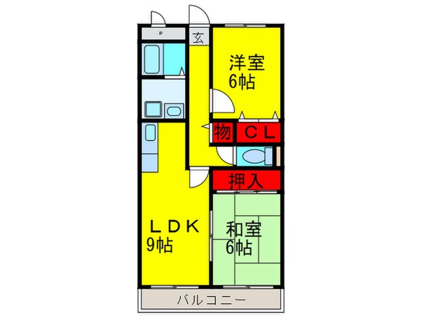 ア－バンヴィラの物件間取画像